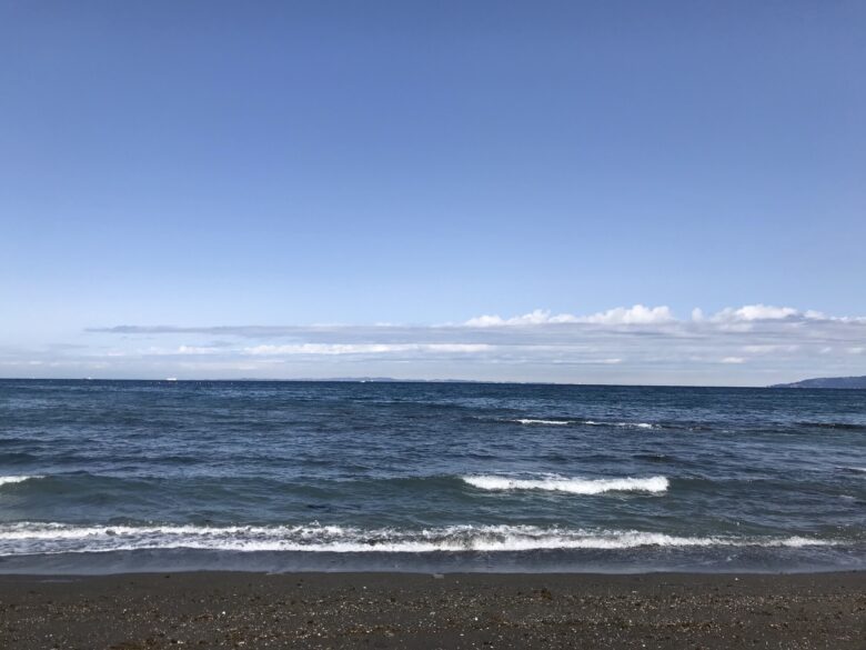 千葉県館山の海の様子